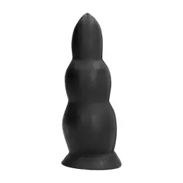 All Black Model 5509 Intimate Plug 23 cm - Flexible Black Design