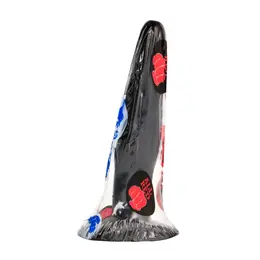 All Black AB68 Compact Intimate Plug 12 cm Space Shuttle Shape