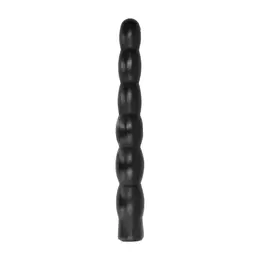 All Black AB13 Smooth Rippled Model 32cm - Flexible Black Accessory