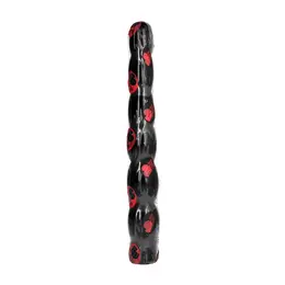 All Black AB13 Smooth Rippled Model 32cm - Flexible Black Accessory