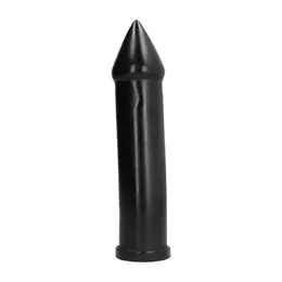 All Black Model 24 Intimate Accessory, 24 cm, Smooth Surface, Black