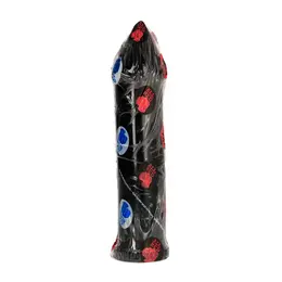 All Black Model 24 Intimate Accessory, 24 cm, Smooth Surface, Black