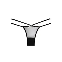 Naughty Vanilla Sheer Hip-Hugger Panties - One Size, Elegant Bands