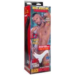 Doc Johnson Black Thunder Anatomical Intimate Model 30cm Black