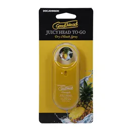 GoodHead Juicy Head Dry Mouth Spray Pineapple 9 ml Travel Size