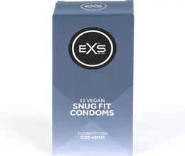 EXS Snug Fit 49mm - Secure Comfort Latex Barrier, 12-Pack