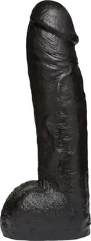 Doc Johnson CodeBlack 12” Vac-U-Lock Attachment, Anatomical Black 30cm