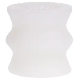 Doc Johnson Glow Helping Head Silicone Sleeve Frost/Green Glow