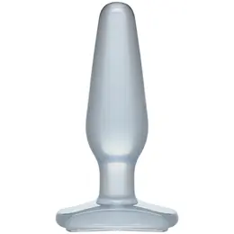Doc Johnson Crystal Jellies Medium Silicone Plug, Clear, 12.7 cm