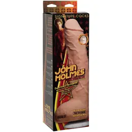 Doc Johnson John Holmes Intimate Model with Suction Cup, White, Large