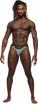 Male Power Magnificence Jock S/M Jade - Modern Waistband Intimate Apparel