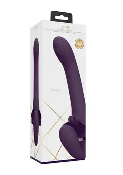 Satu Pulse-Wave Rechargeable Strapless Intimate System Purple Silicone