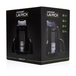 Fleshlight Quickshot Launch Black - Automated Intimate Device, 4 Modes