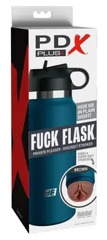 PDX Plus Private Flask Discreet Intimate Device, 23.8 cm, Fanta Flesh
