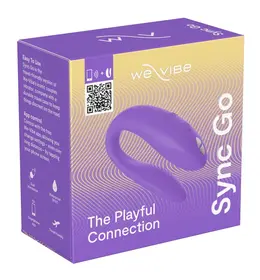 We-Vibe Sync Go Purple - Dual Wearable Vibrator, App-Controlled, Silicone