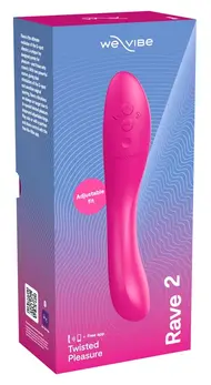 We-Vibe Rave 2 Fuchsia Smart Dual Motor Flexible Silicone Device