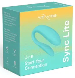 We-Vibe Sync Lite Aqua Wearable Couples Device, App-Controlled, Blue