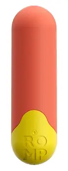ROMP Riot Mini Vibrator Compact Rechargeable Silicone 7cm Yellow