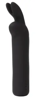 Happy Rabbit Bullet Vibe Black - Compact Rechargeable Intimate Mini Massager