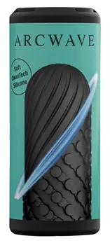 Arcwave Ghost Black Intimate Sleeve CleanTech Silicone 10 cm