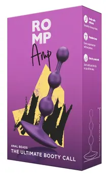 ROMP Amp Silicone Flexible Intimate Beads 13.5cm - Lightweight Design