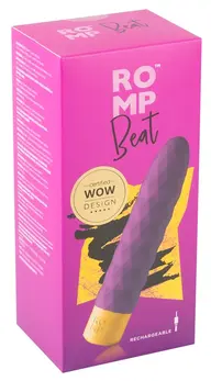 ROMP Beat Silicone Vibrating Device 21cm 10 Modes Waterproof Blue