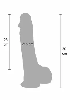 INFERNO by HIDDEN DESIRE Silicone Model 28 cm Dual-Density, Natural Look