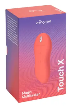 We-Vibe Touch X Crave Coral Rechargeable Massager, 8 Speeds, Waterproof