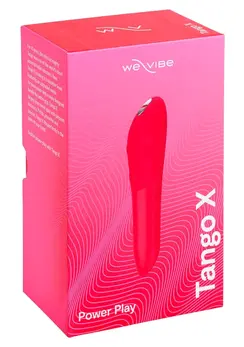 We-Vibe Tango X Cherry Red Compact Intimate Device, 8 Speeds