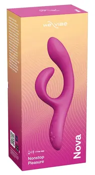 We-Vibe Nova 2 Fuchsia - Dual Action Flexible Intimate Device, 205 mm