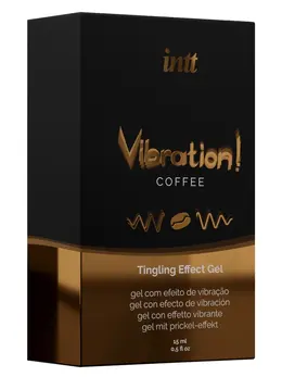 intt Vibration Coffee 15ml Stimulating Gel with Warming Effect
