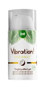 intt Vibration! Coconut Effect Gel 15ml - Vegan Warming Formula