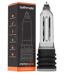 Bathmate Hydromax8 Clear - Advanced Water-Based Intimate System 23cm