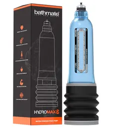 Bathmate Hydromax8 Blue Hydro Pump - Large Size, Water-Based System