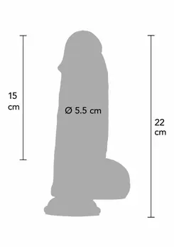 INFERNO by HIDDEN DESIRE Silicone Model 20cm Dual-Density Natural Look