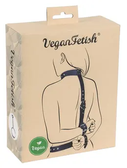 You2Toys Vegan Neck-Wrist Restraint Set Adjustable Faux Leather Black