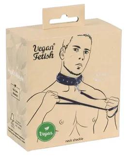 You2Toys Vegan Adjustable Collar & Leash Set, Black, 37-47 cm