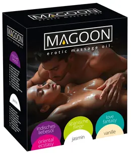 Magoon Massage Oil Set 6x200ml - Assorted Fragrances, Nourishing Formula