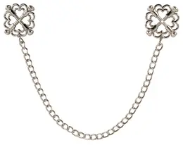 Bad Kitty Stainless Steel Nipple Jewellery with Adjustable Chain 30.5cm