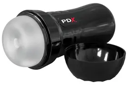 PDX Extreme Wet Stroker Super Slide Transparent Intimate Device 21.6cm