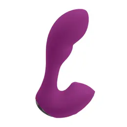 Playboy Arch G-Spot Vibrator Purple - Flexible Dual-Action, 10 Modes