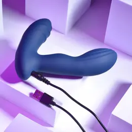Playboy Pleasure Pleasure Pleaser Navy - Warming Silicone Intimate Device