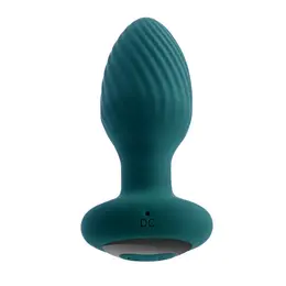 Playboy Pleasure Spinning Tail Teal - Rotating Remote Plug, Silicone