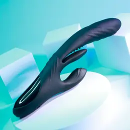 Playboy Pleasure Rapid Rabbit Black - Multi-Action Intimate Device, 10