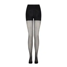 Bye Bra Power Up 40 Den Black S Shaping Tights with Tummy Control
