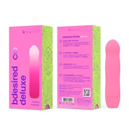 B Swish Bdesired Infinite Deluxe Intimate Device Flamingo Pink USB IPX7