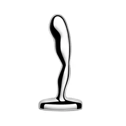 b-Vibe Stainless Steel Prostate Plug Medium Ergonomic Design 240g