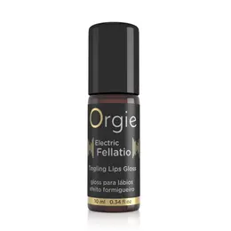 Orgie Electric Vibe Lip Gloss 10ml - Vibrating Effect & Plant Extracts