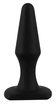You2Toys Silicone Anal Plug Tapered Shape 10.5cm Soft Black