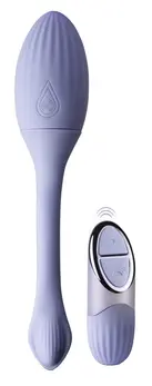 Rocks Off NIYA 1 Dual Motor Vibrating Egg with Flexible Arm, Purple, 19cm